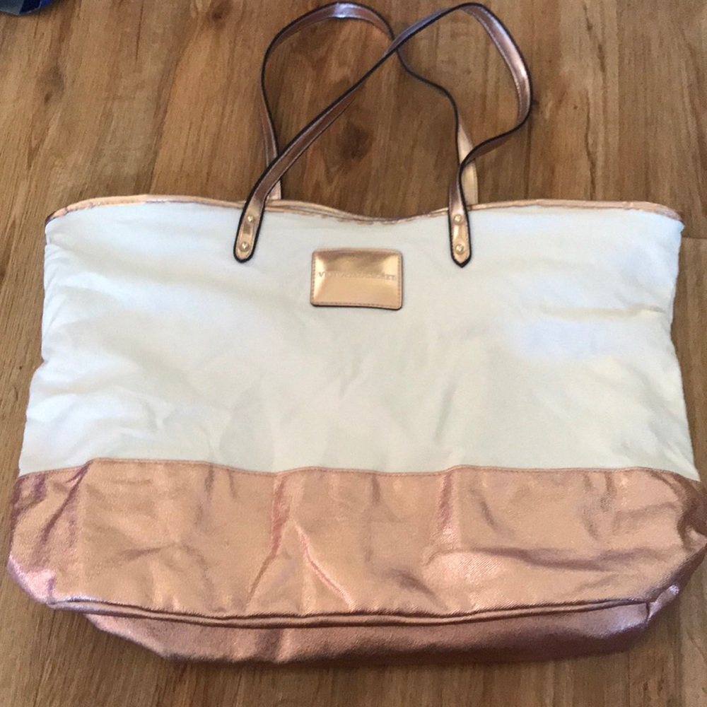 Victoria’s Secret chrome pink tote bag